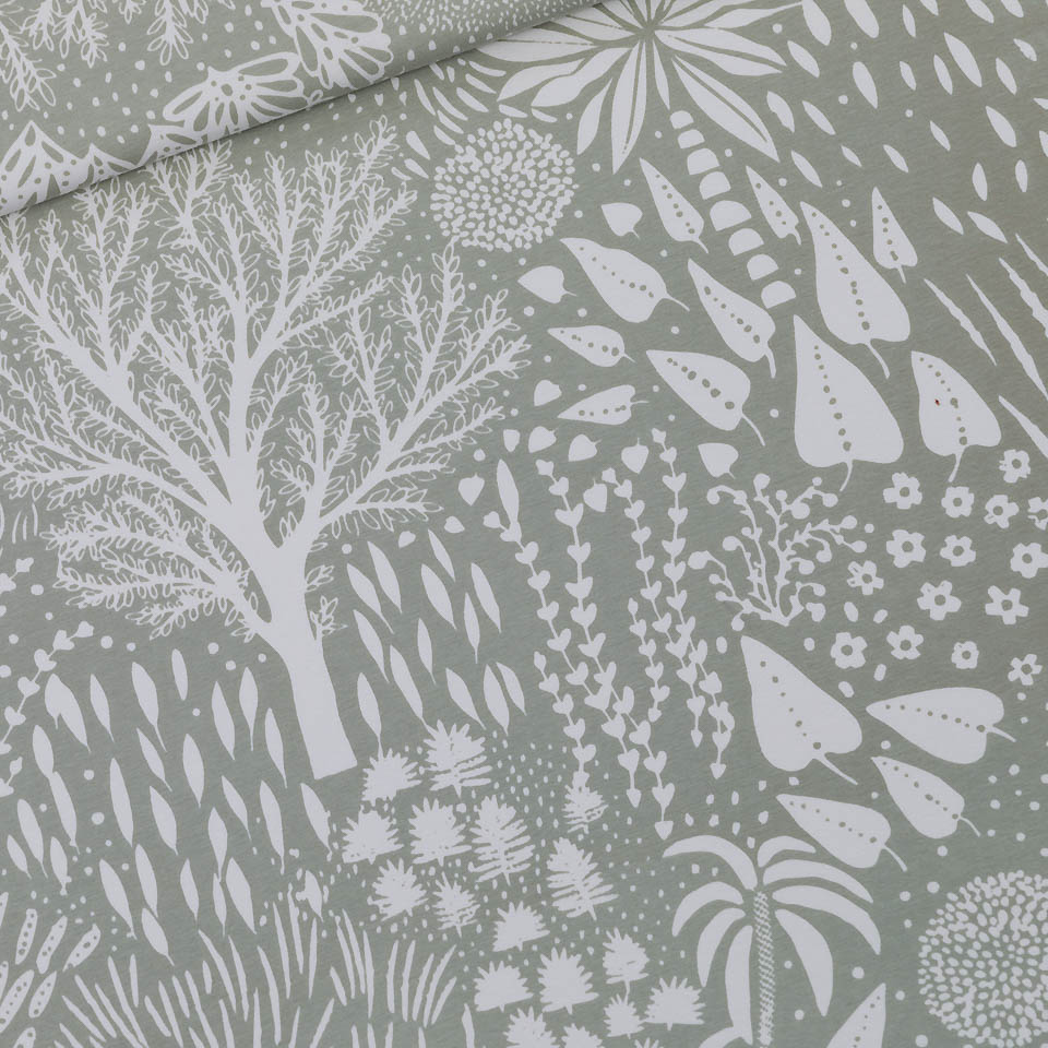 French terry agate gray green wonderland - See You At Six